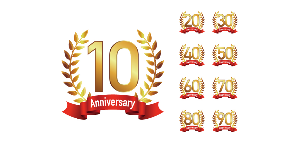 10周年ロゴを作る3つのメリット